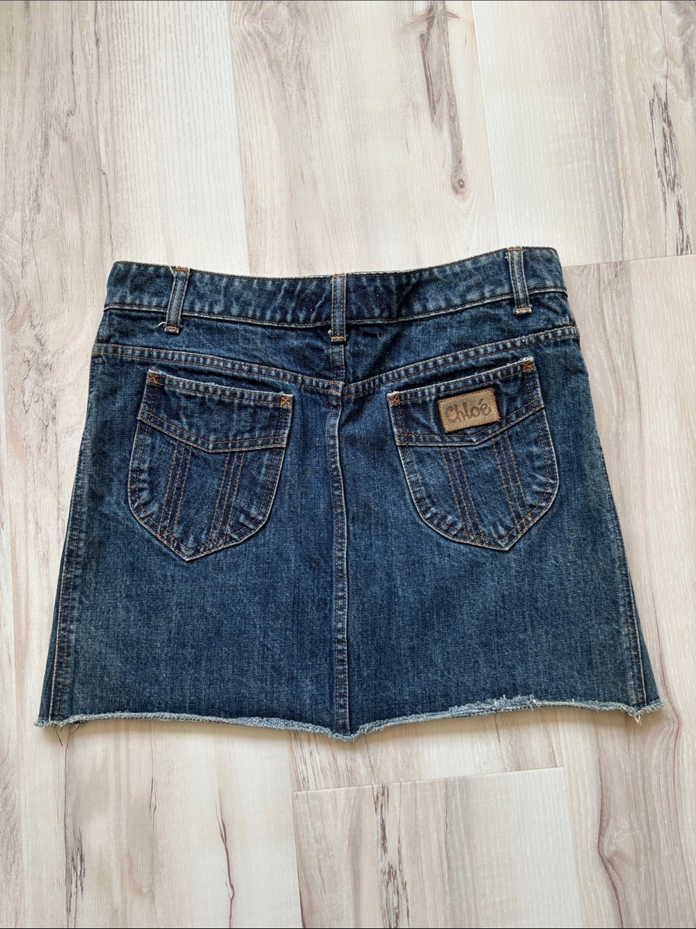 RARE Vintage Chloe Jean Skirt
